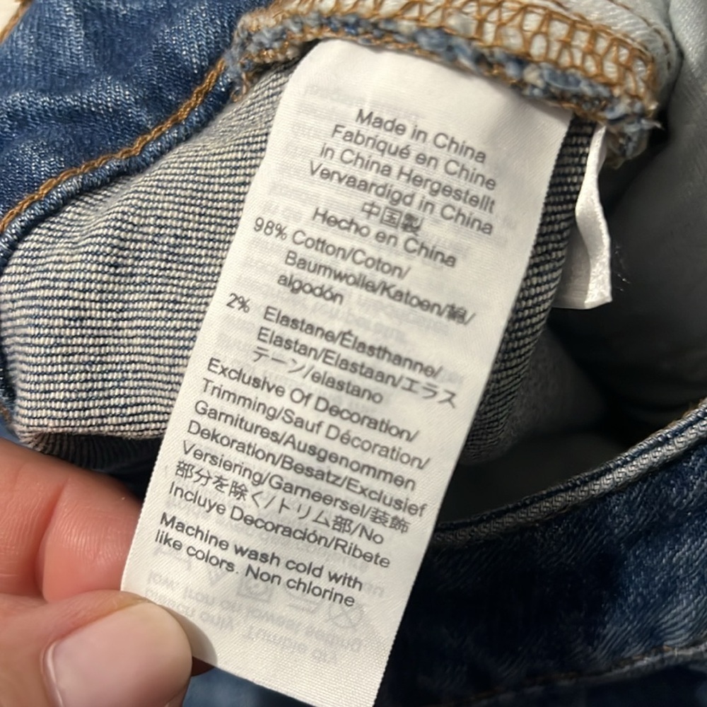 Madewell High- Rise Denim Shorts Mid- Length Size 37 NWT - Picture 7 of 11